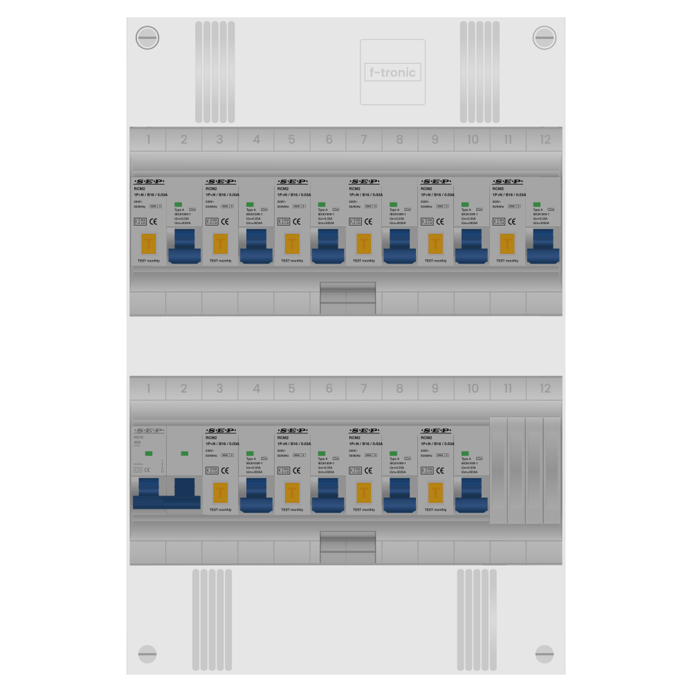 SEP Pro Groepenkast PV-ready 63A 1 fase 10 alamat