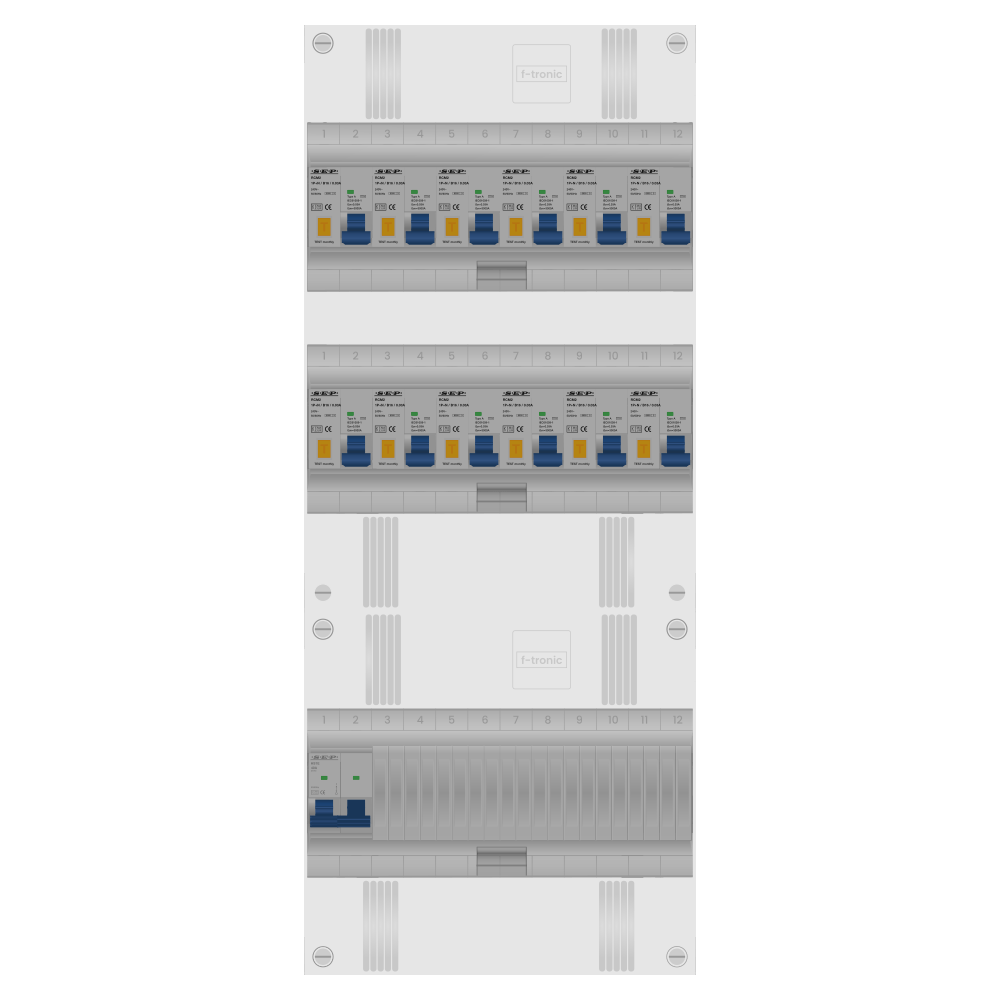 SEP Pro Groepenkast PV-ready 63A 1 fase 12 alamat