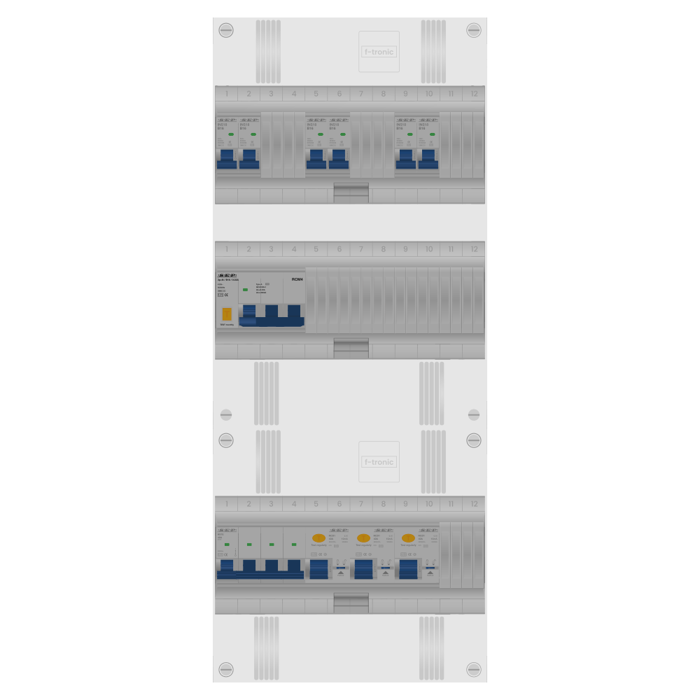 SEP Pro Groepenkast PV-ready 63A 3 fase 6 groepen + kracht