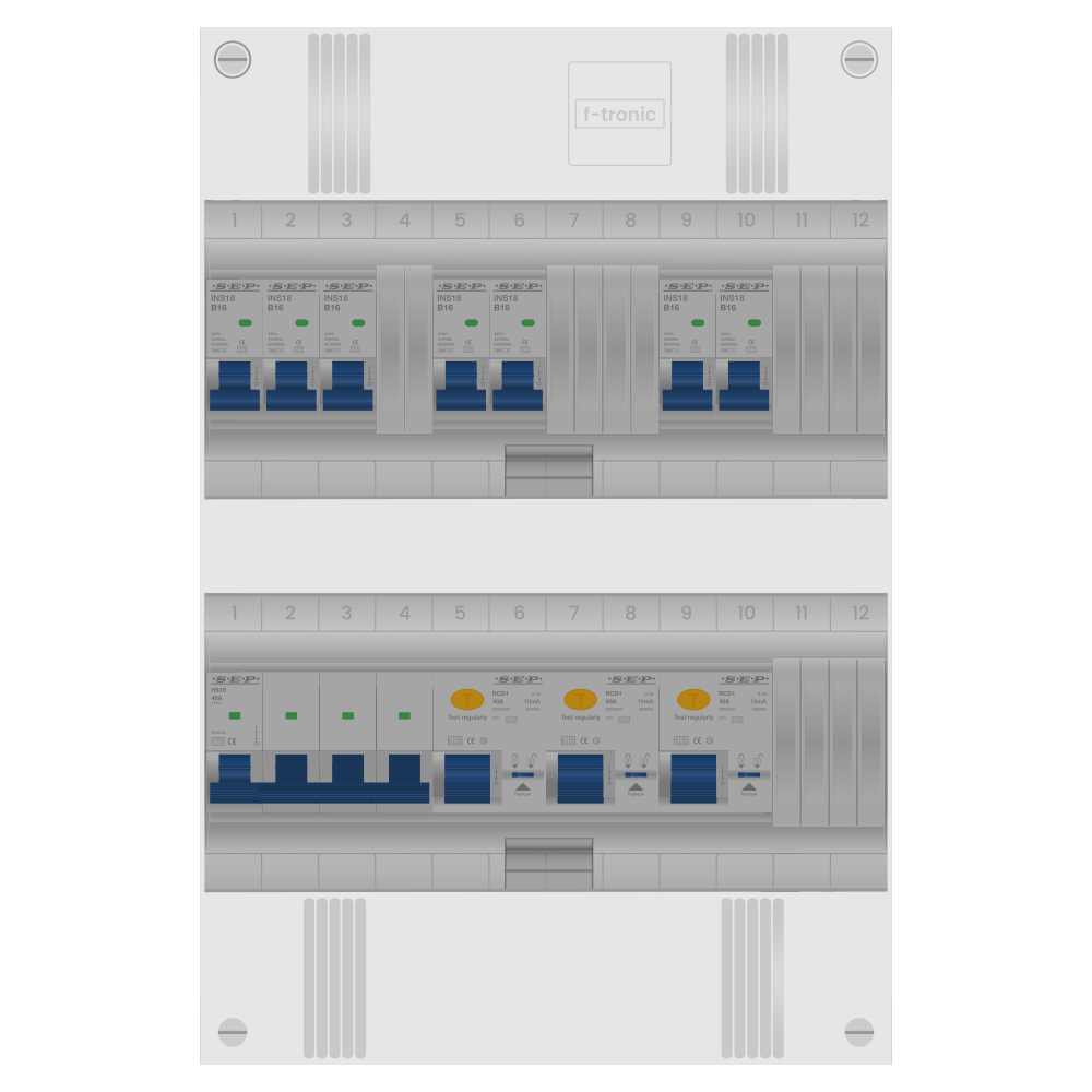 SEP Pro Groepenkast PV-ready 63A 3 fase 7 groepen