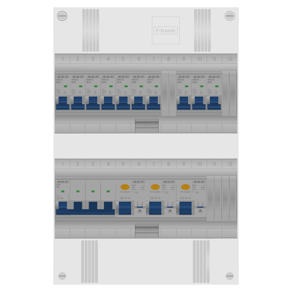 SEP Pro Groepenkast PV-ready 63A 3 fase 10 groepen