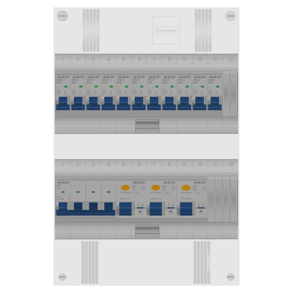 SEP Pro Groepenkast PV-ready 63A 3 fase 11 groepen