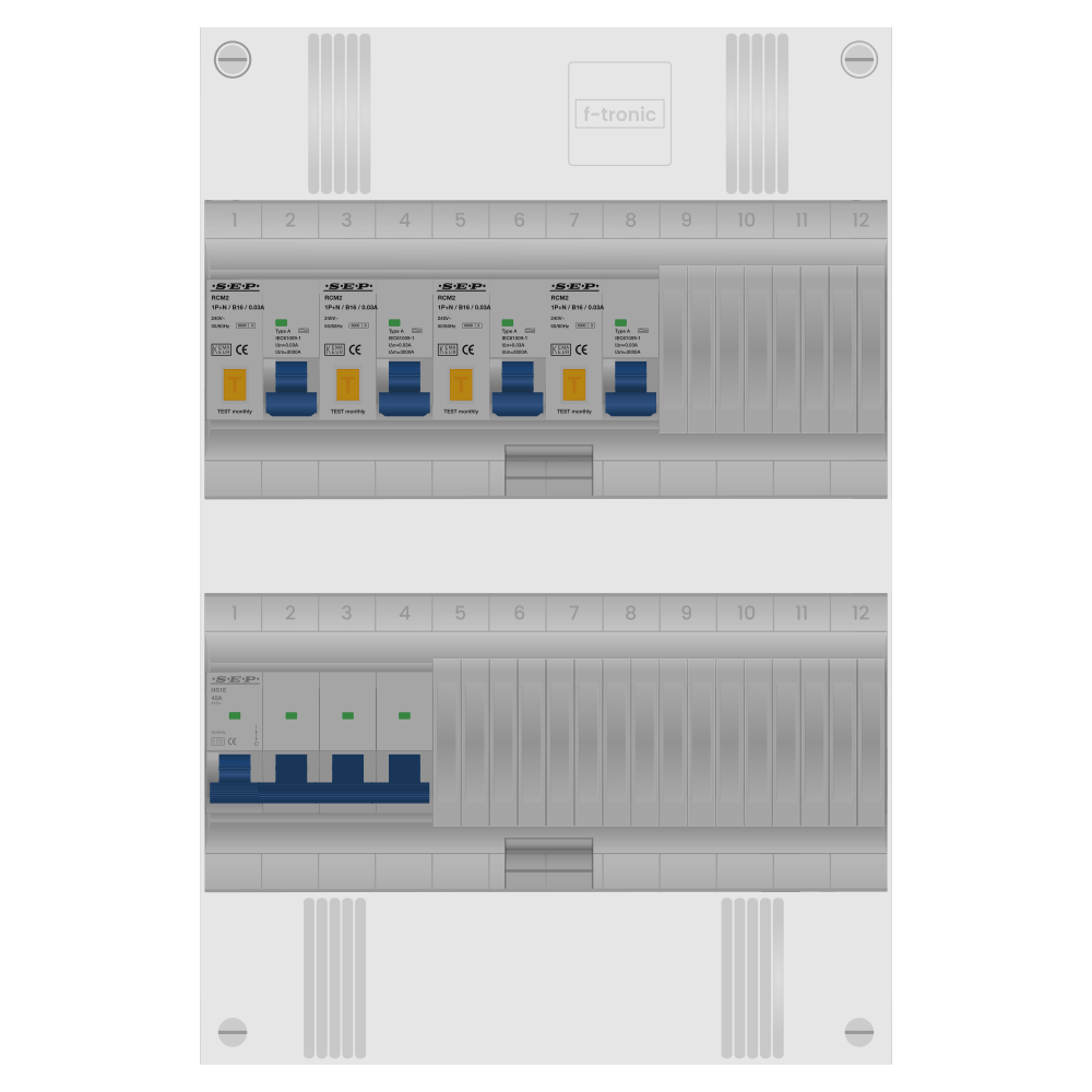 SEP Pro Groepenkast PV-ready 63A 3 fase 4 alamat