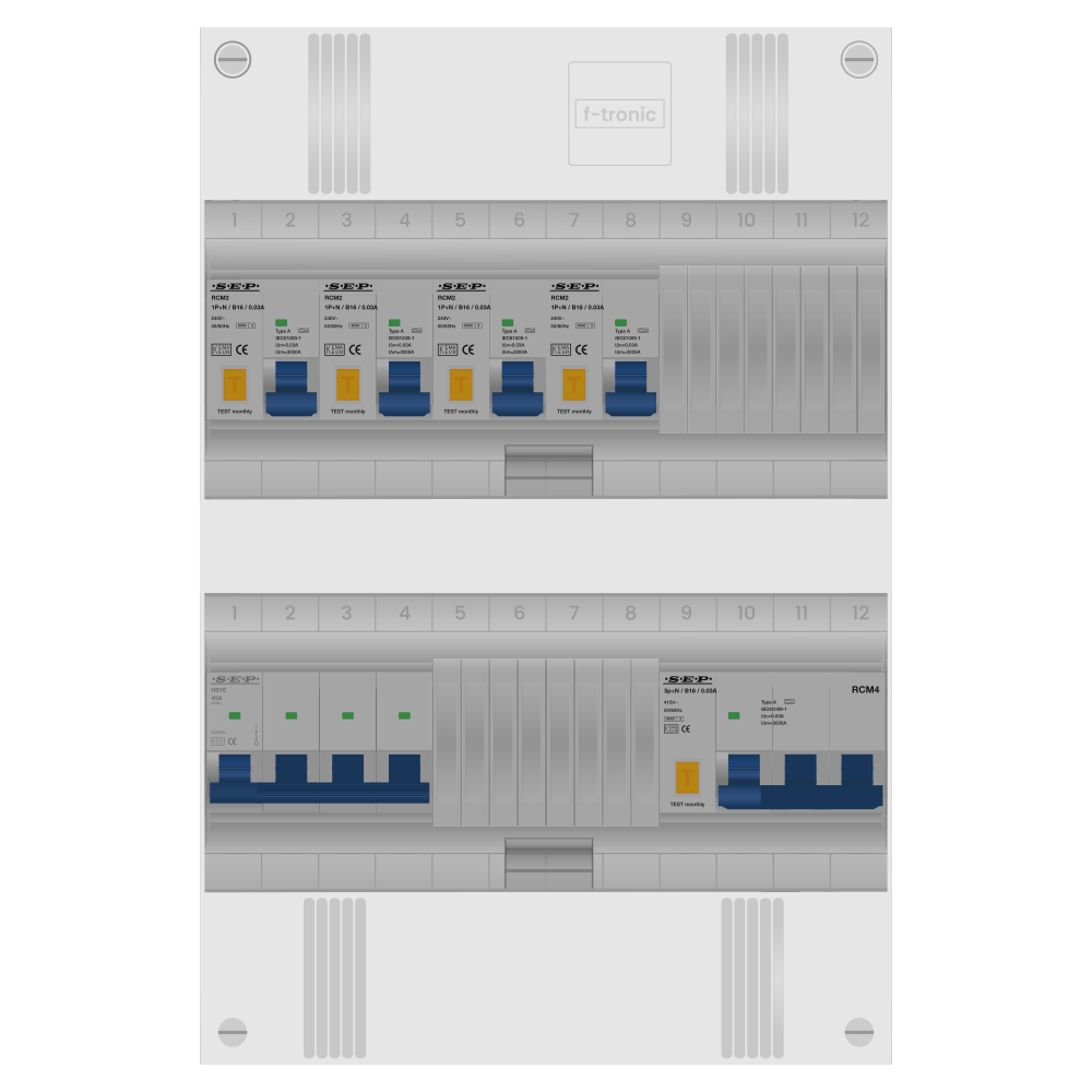SEP Pro Groepenkast PV-ready 63A 3 fase 4 alamat + kracht