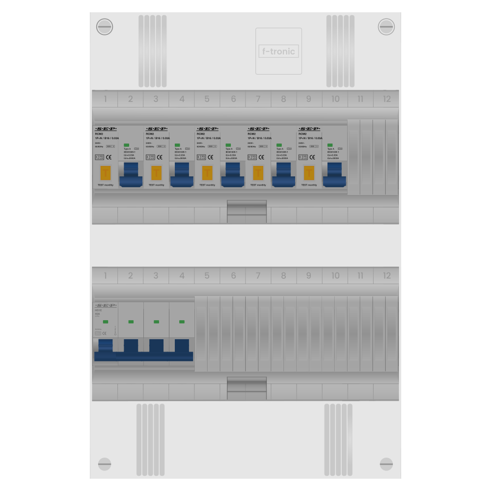 SEP Pro Groepenkast PV-ready 63A 3 fase 5 alamat