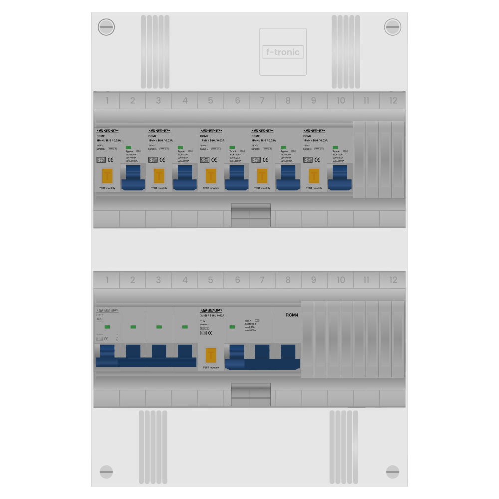 SEP Pro Groepenkast PV-ready 63A 3 fase 5 alamat + kracht