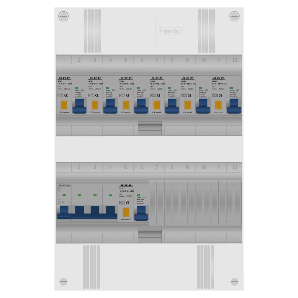 SEP Pro Groepenkast PV-ready 63A 3 fase 7 alamat