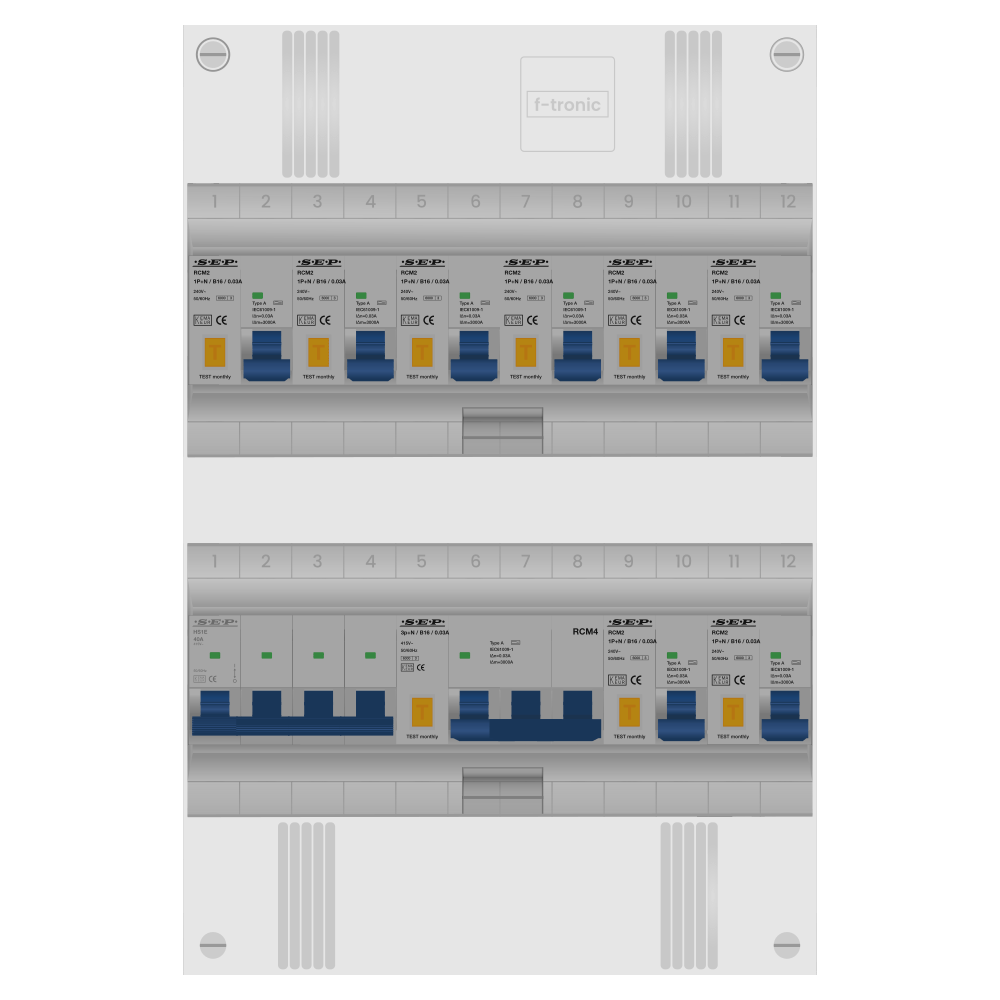 SEP Pro Groepenkast PV-ready 63A 3 fase 8 alamat + kracht