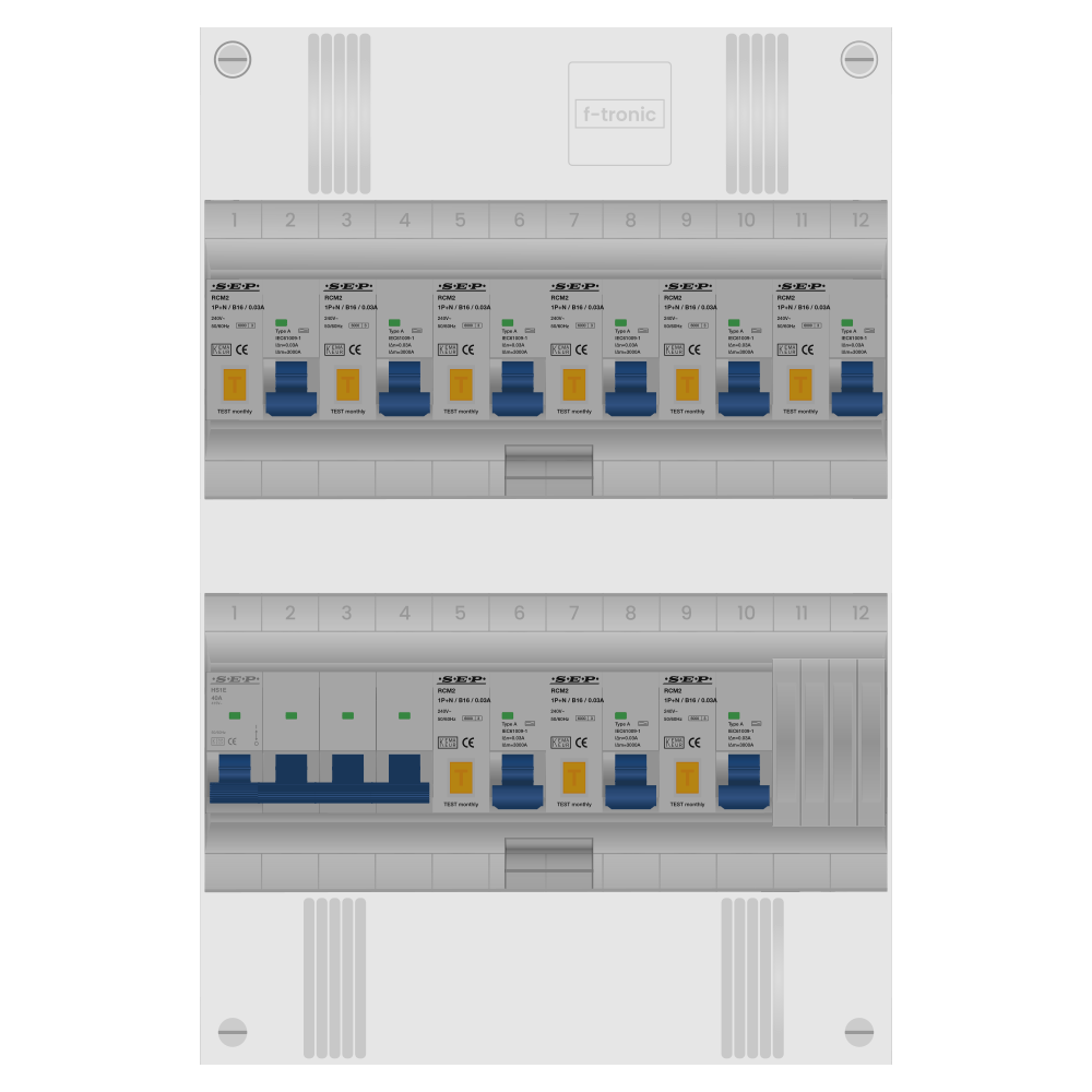 SEP Pro Groepenkast PV-ready 63A 3 fase 9 alamat
