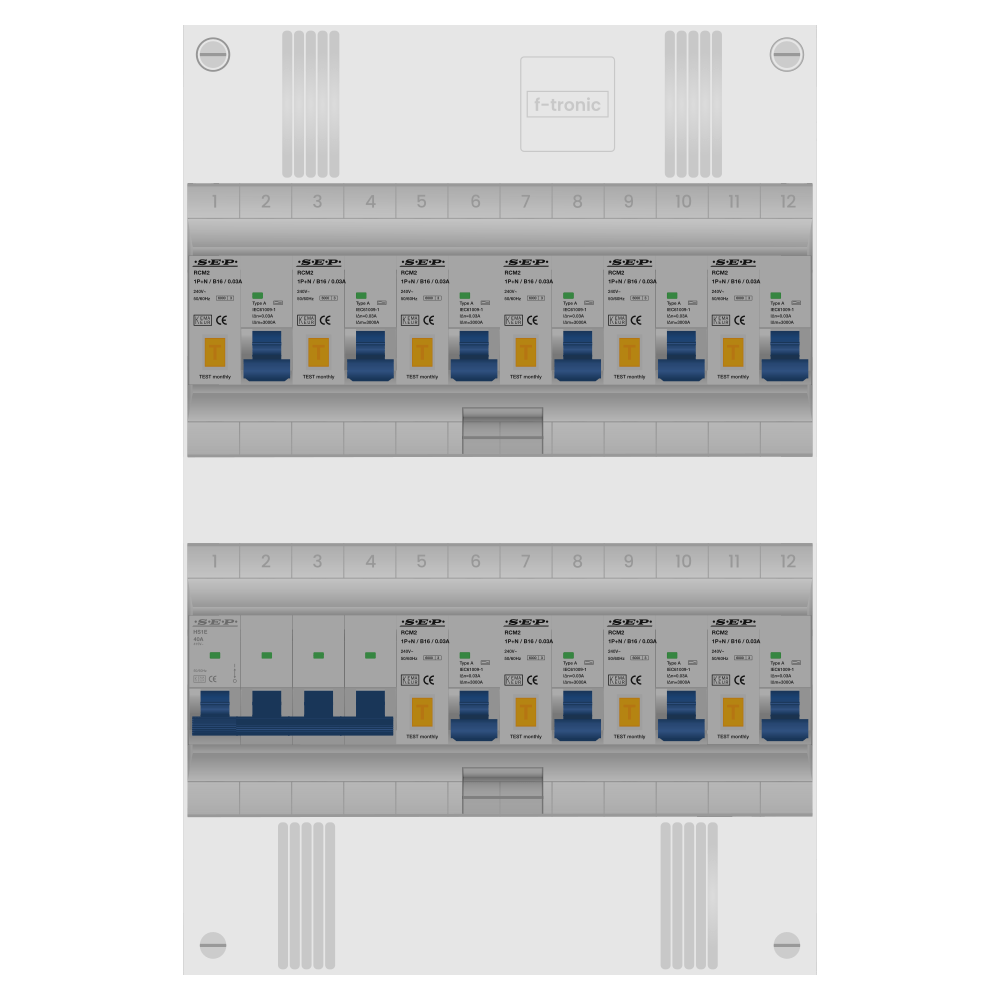 SEP Pro Groepenkast PV-ready 63A 3 fase 10 alamat