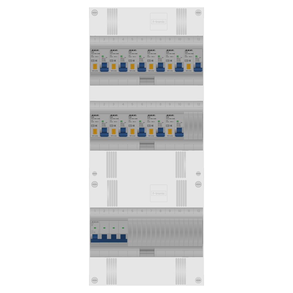 SEP Pro Groepenkast PV-ready 63A 3 fase 11 alamat