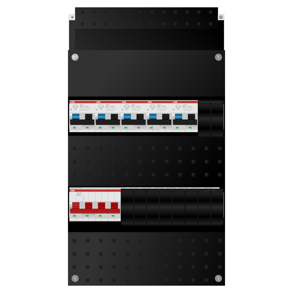 ABB Groepenkast 3 fase 5 alamat SN201