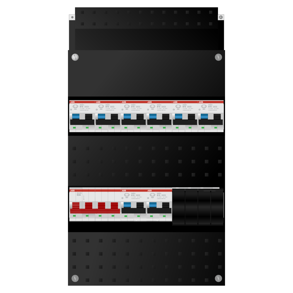 ABB Groepenkast 3 fase 8 alamat SN201