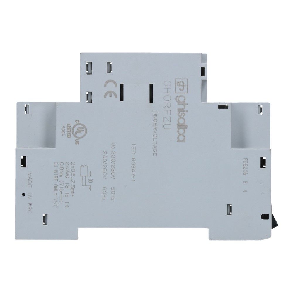 Ondervoltage trip 220-230V 50Hz/240-260V 60Hz voor GH3 serie