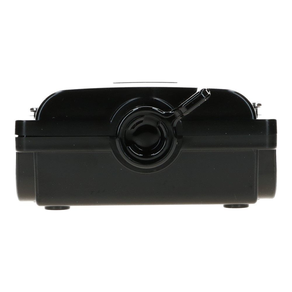 Werkschakelaar IP65 4 polig 16A 105x119x 58mm zijhefboom hendel zwart