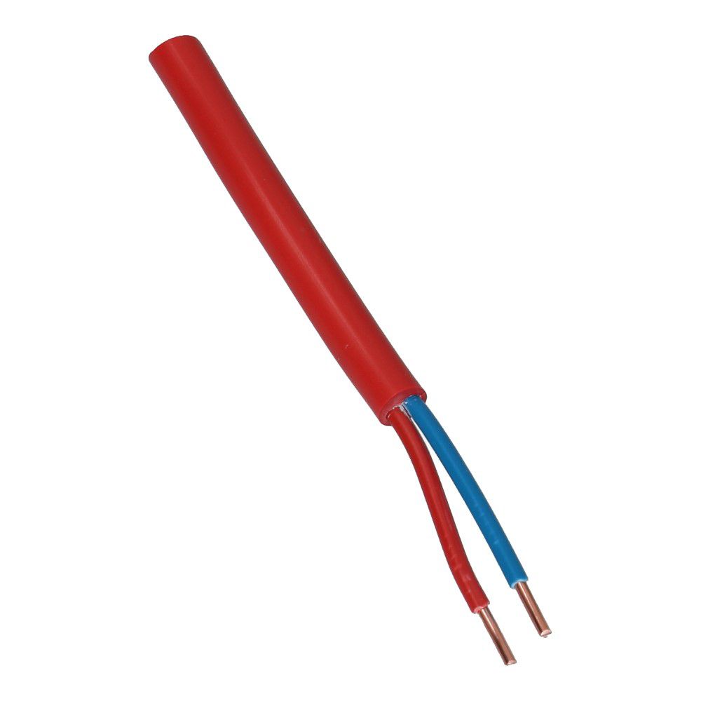 Brandmeldkabel 2x1mm² rood Dca - 100 meter