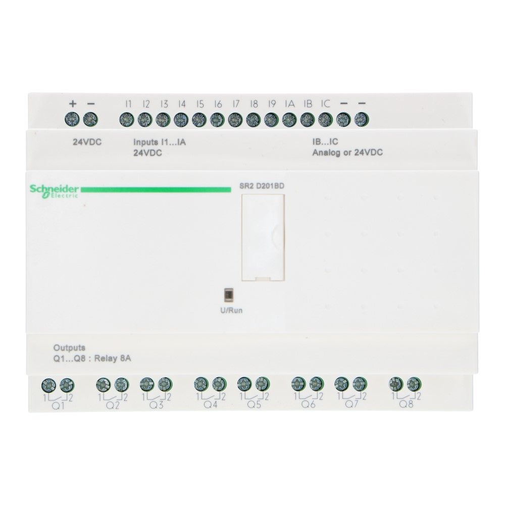 Zelio PLC zonder klok 20I-O 12in 8uit 24VDC