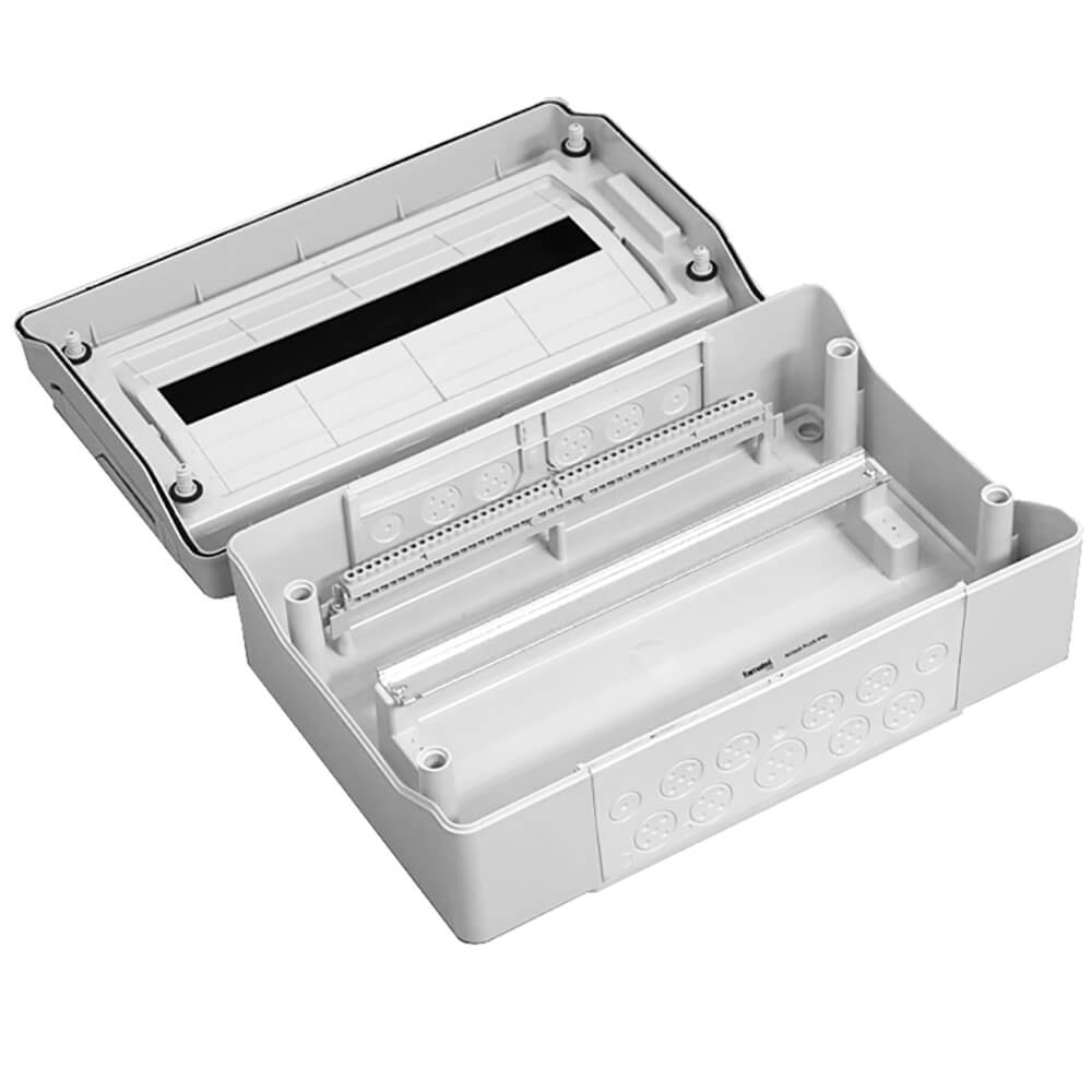 Ledige kast 18 modules IP65 289x432x160mm