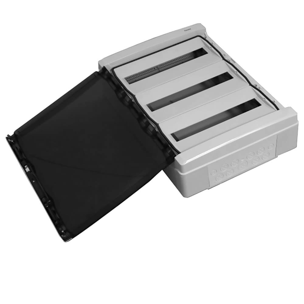 Ledige kast 18+18+18 modules IP65 639x432x160 mm