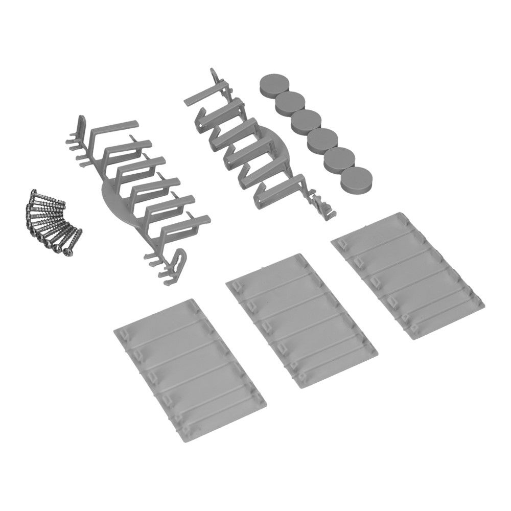 Ledige kast 18+18+18 modules IP65 639x432x160 mm