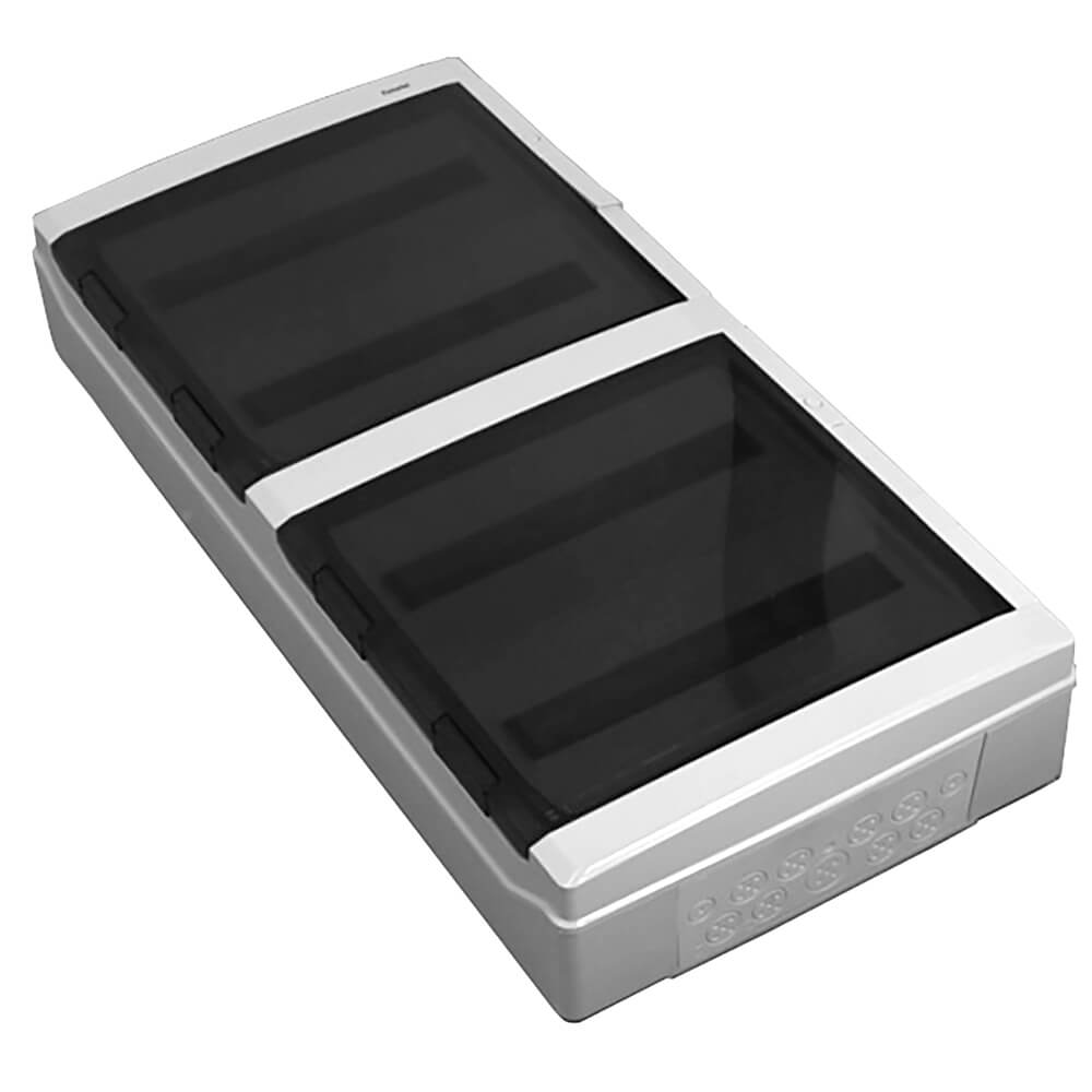 Ledige kast 18+18+18+18 modules IP65 879x432x160 mm