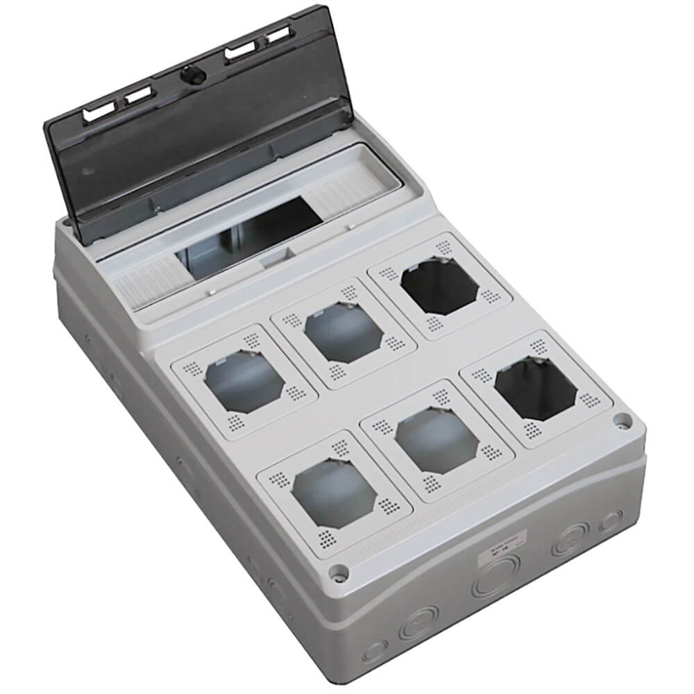 Ledige kast 16 Modules 6 Gaten Acqua combi