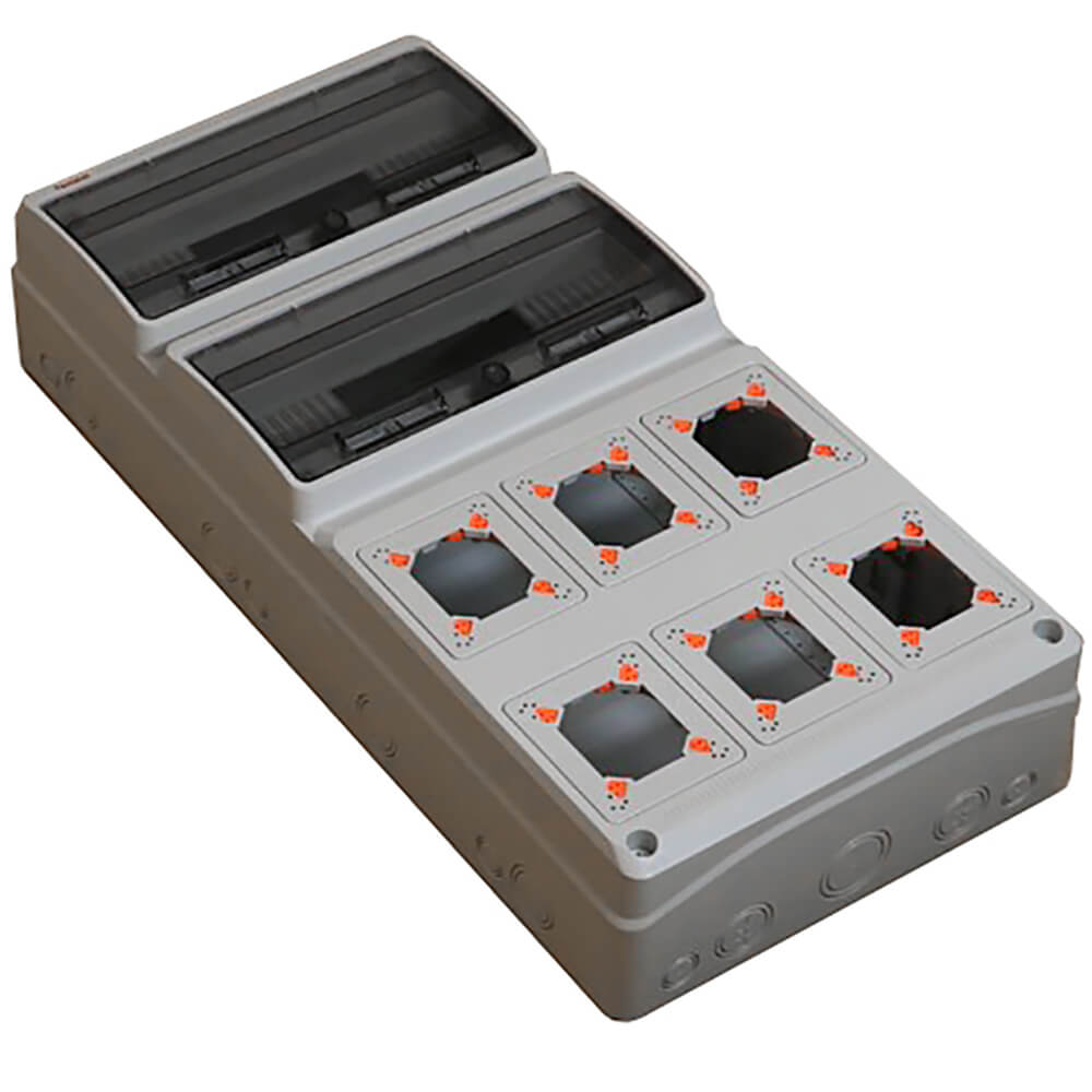 Ledige kast 32 Modules 6 Gaten Acqua combi
