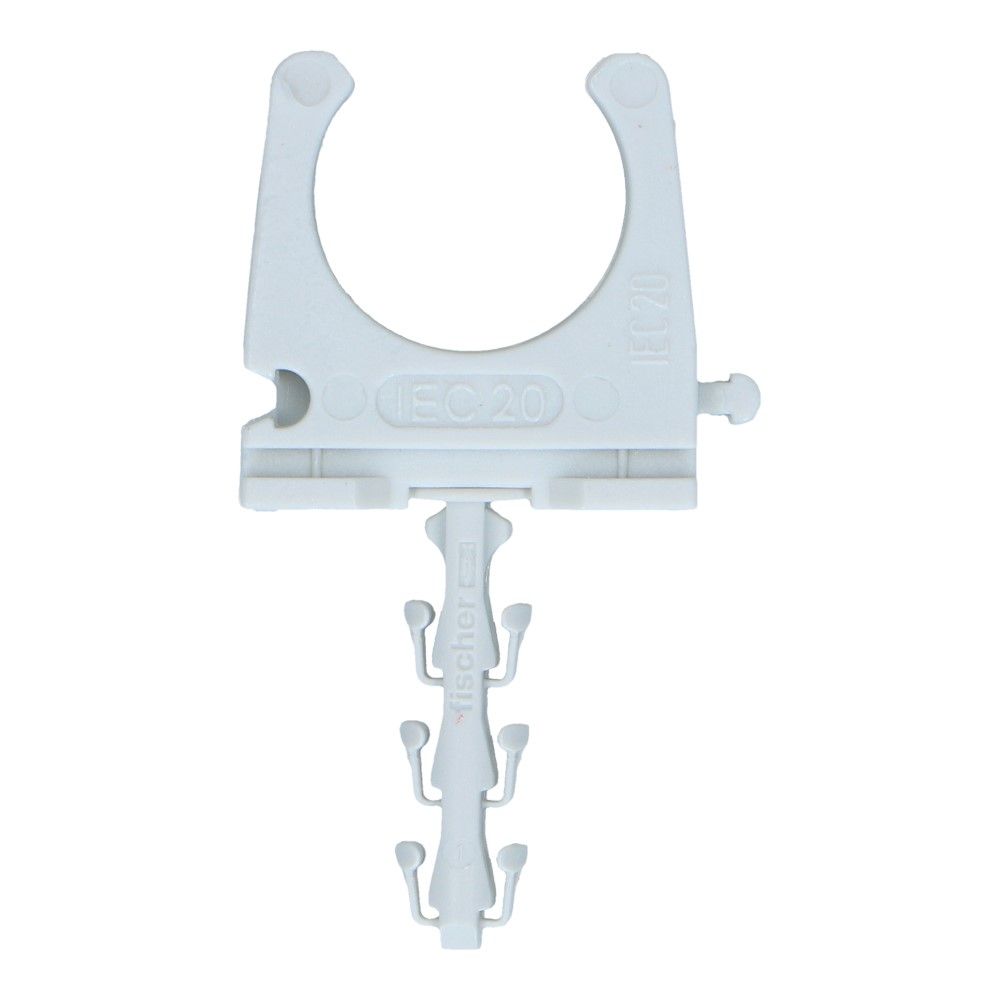 Klembeugel met plug SF Plus RC 20-21mm lichtgrijs - 100 stuks