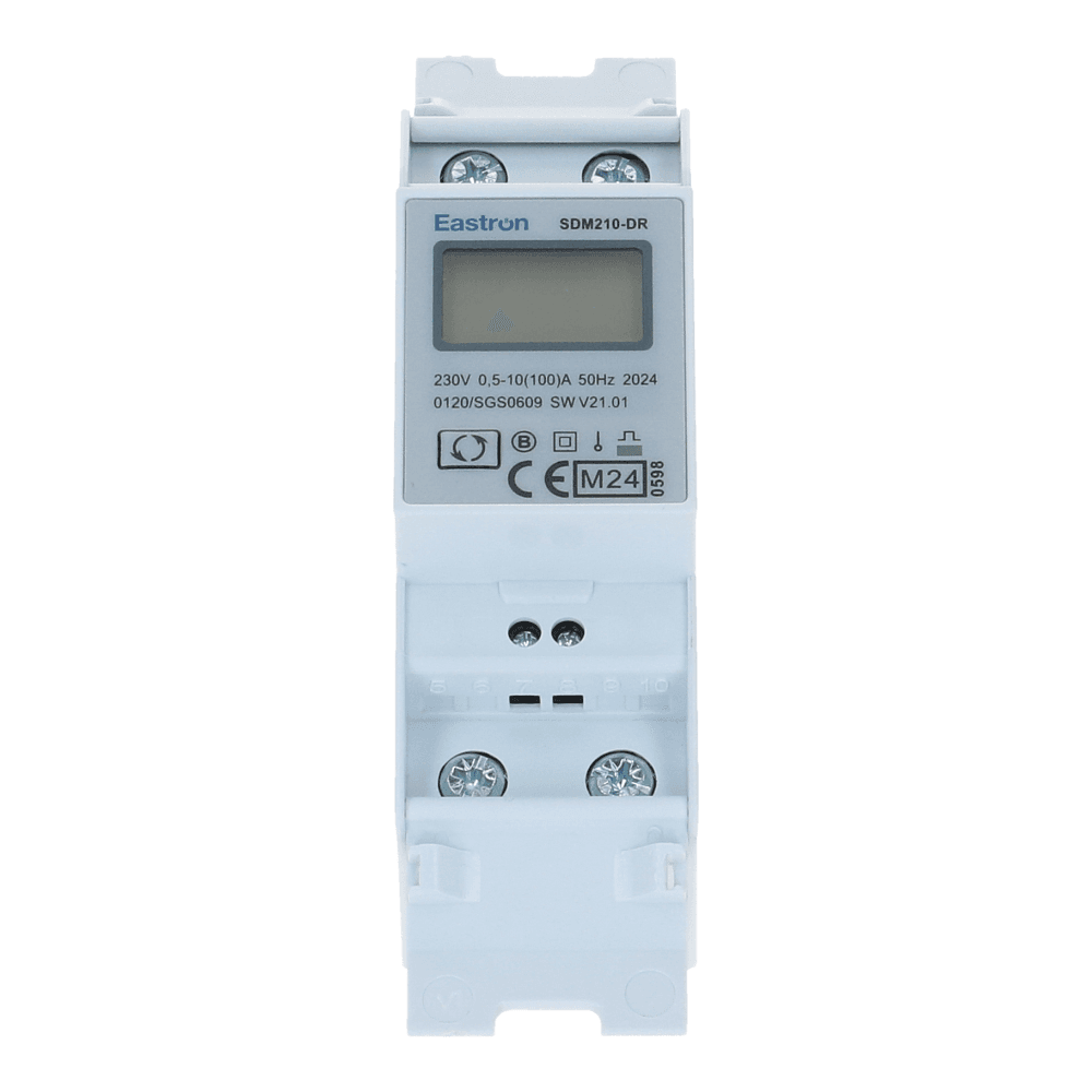 kWh meter 1 fase MULTI 10/100A Reset MID Factureerbaar Import