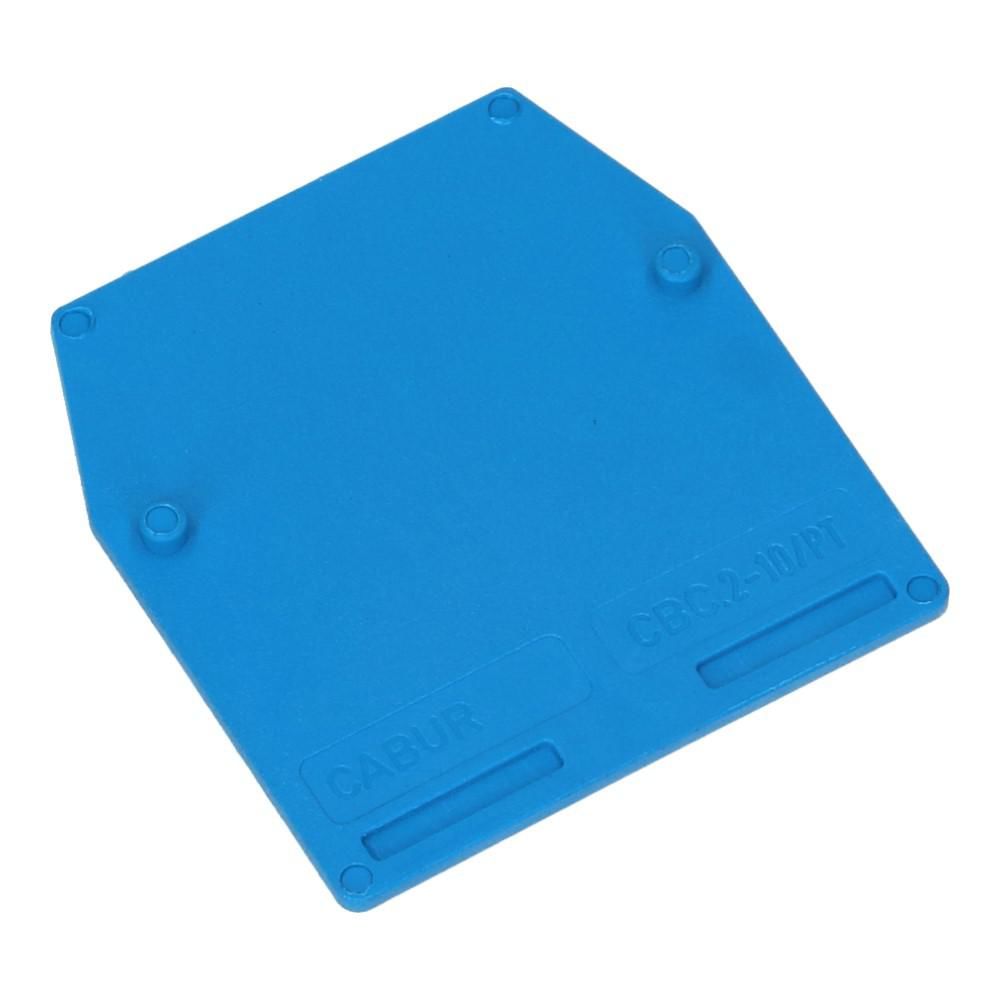 Eindsectie 2.5mm² t/m 10mm² blauw voor CBC montageklem