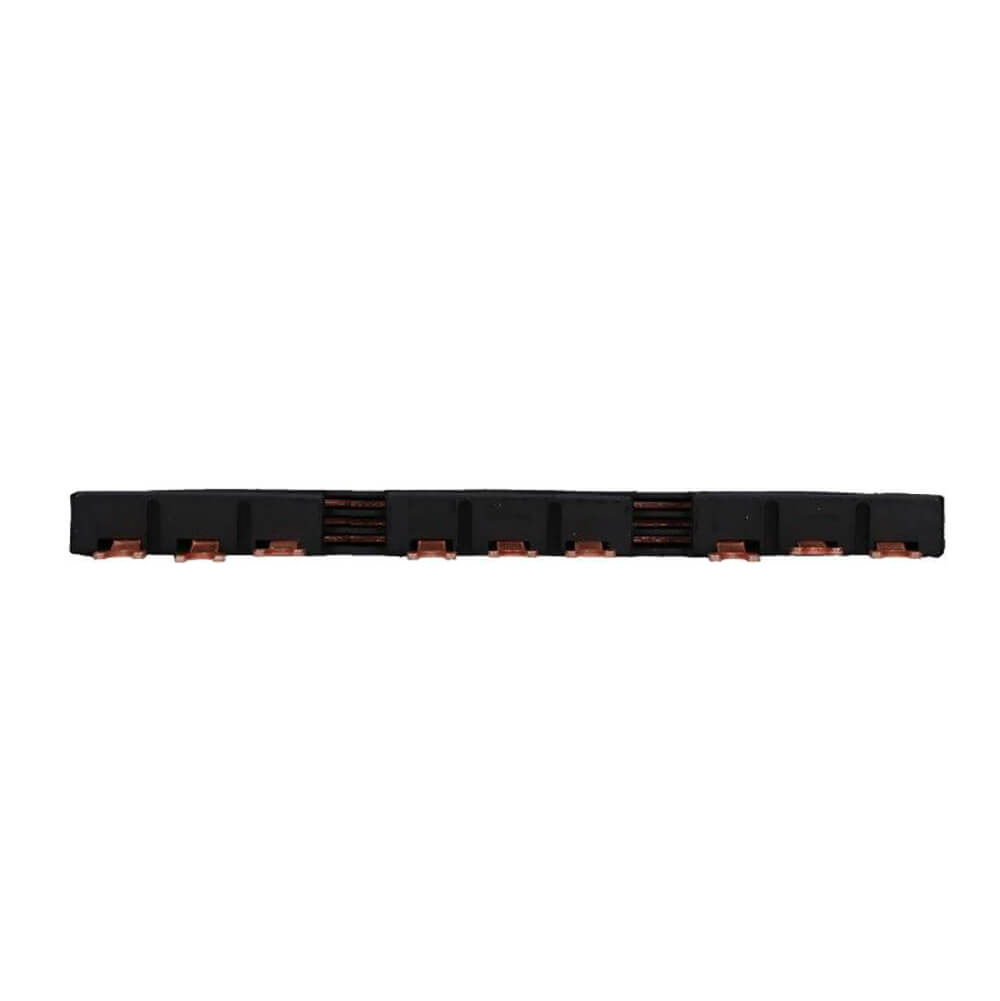 Kamrail vork 3 fase 9 poles offset 9mm tbv motorbeveiliging