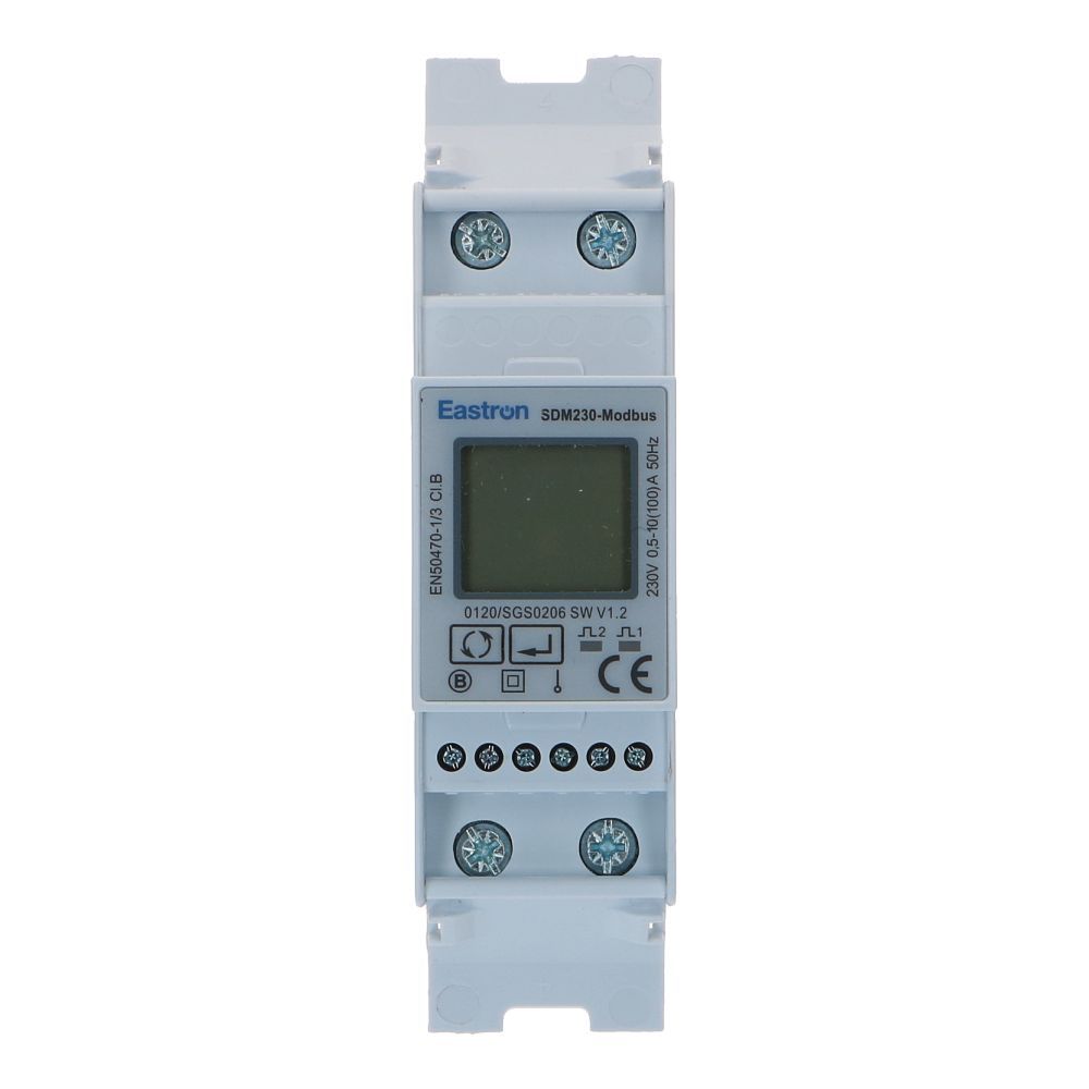 kWh meter 1 fase MULTI 5/100A MID Factureerbaar Imp/Exp