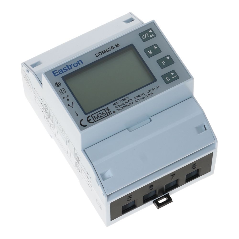 kWh meter 3 fase MULTI 10/100A Modbus MID Factureerbaar Imp/Exp