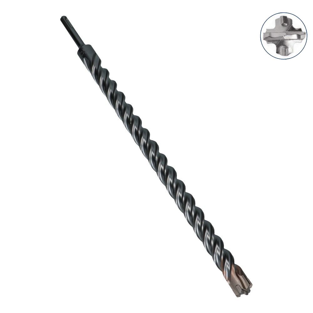 Hamerboor SDS+ Quattro-X 25.0x400 lengte boor 450mm