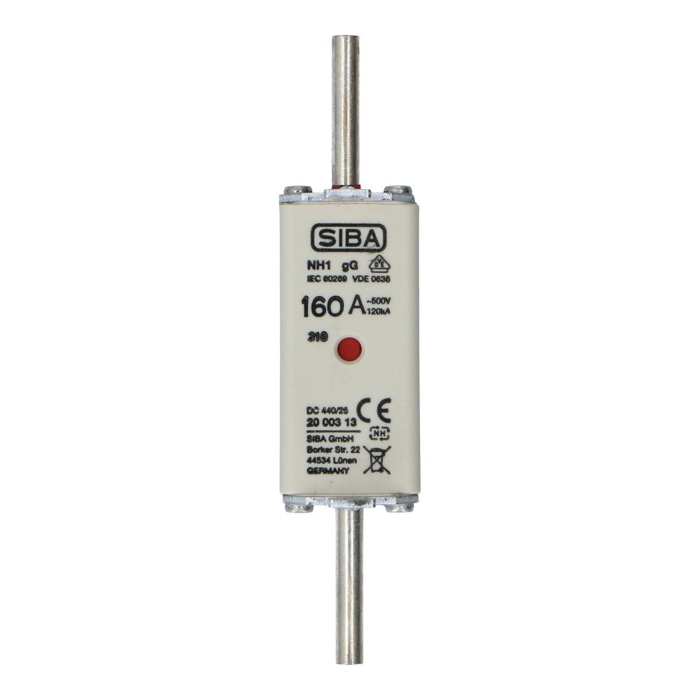 Mespatroon NH1/0 160A gL/gG 500V 135x29.5x48