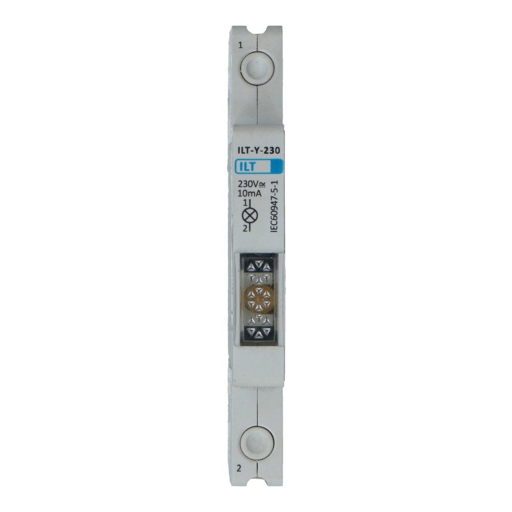 Indicatie led geel 230VAC 9mm