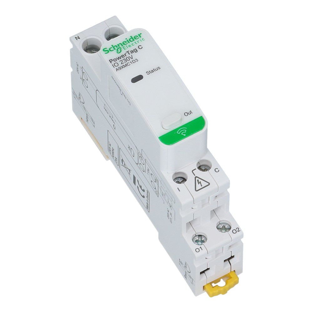Acti9 Powertag 1 ingang 230Vac en 1 uitgang 230Vac 2A