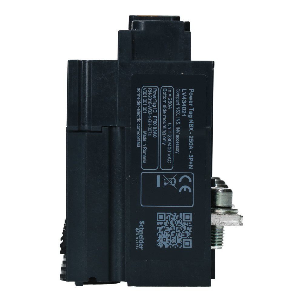 NSX PowerTag 3 polig + nul boven en ondermontage 250A voor INS250 imp/exp