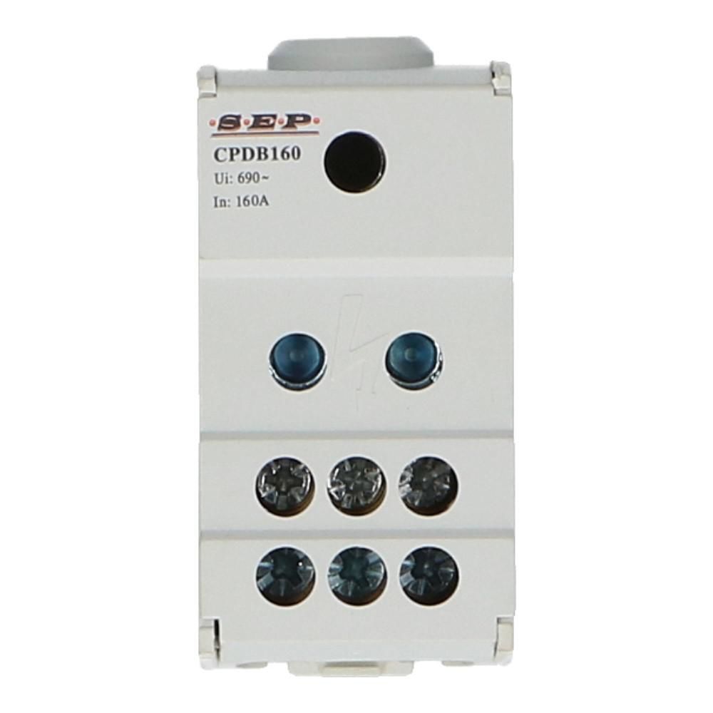 Aftakklem CPDB 160A 1x70mm² 6x25mm²