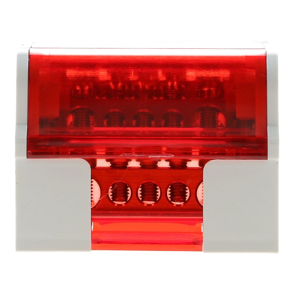 Verdeelblok RVT 125A 4 rijen 7 aansluitingen 500VAC