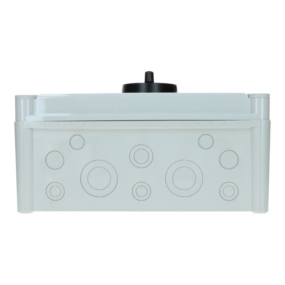 Werkschakelaar IP65 4 polig 160A 280X380X171mm zwart hendel Polycarb. AC22-160A