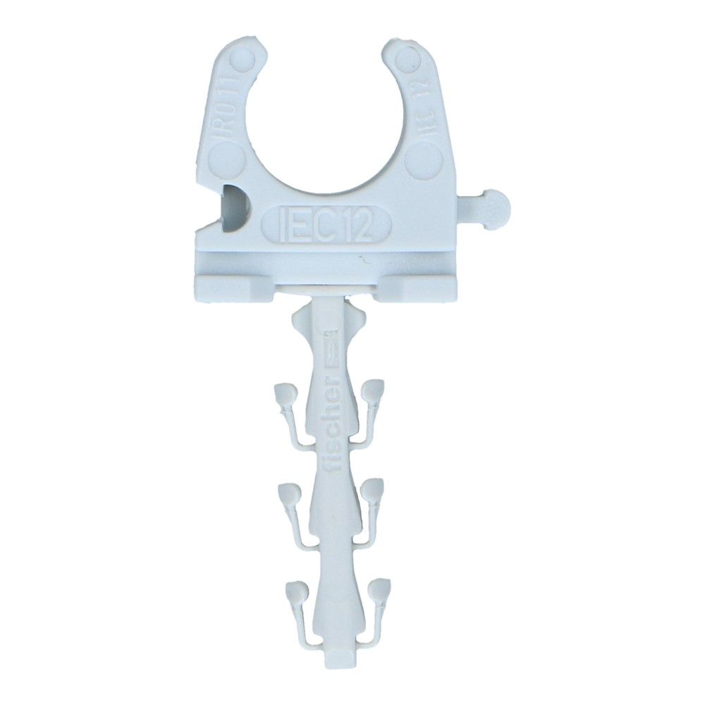 Klembeugel met plug SF Plus RC 12-13mm lichtgrijs - 100 stuks