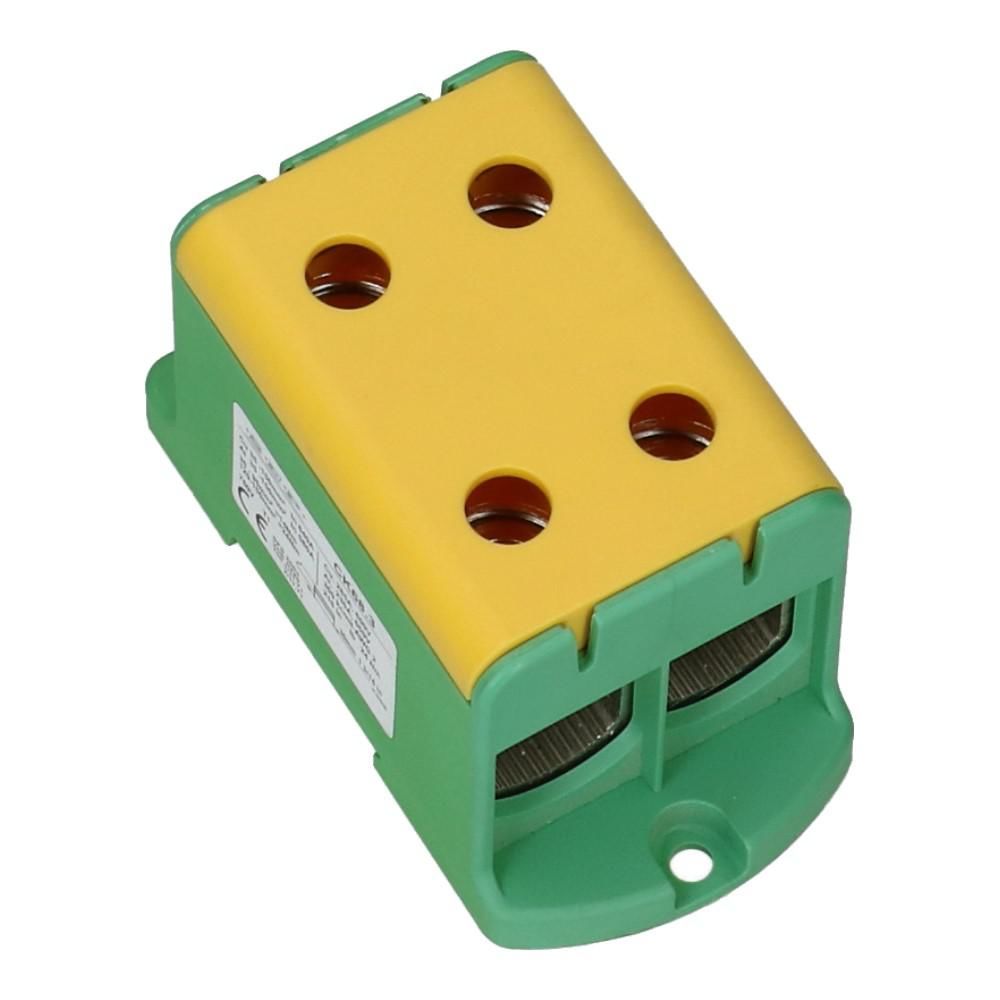 Aftakklem CK67 geel/groen 16mm² t/m 95mm² tweevoudig