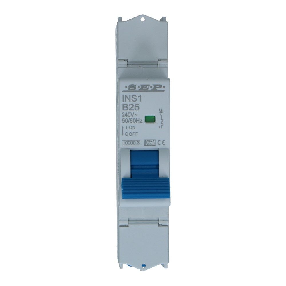 Installatieautomaat  1 polig 16A karakteristiek B 10/15kA INS1