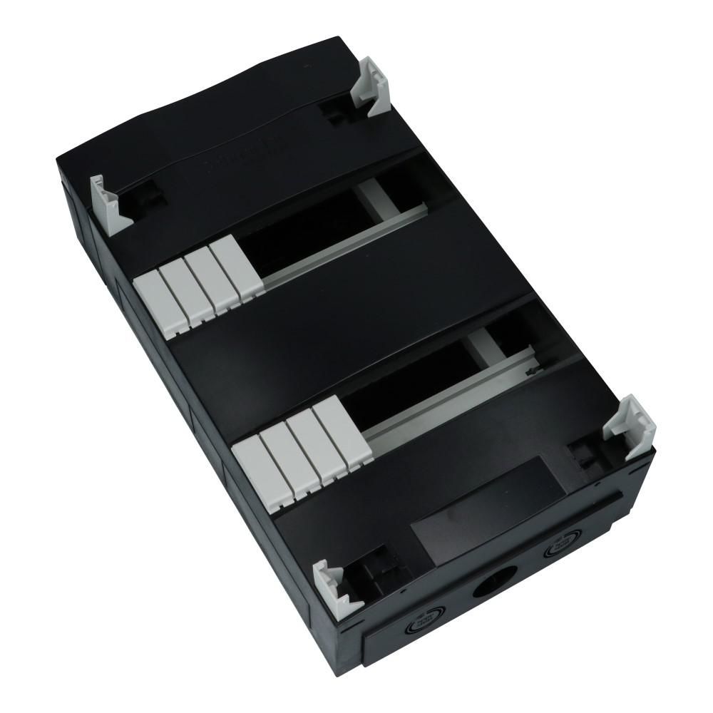 Ledige groepenkast 2x12 modules met verhoogd met buisinvoer