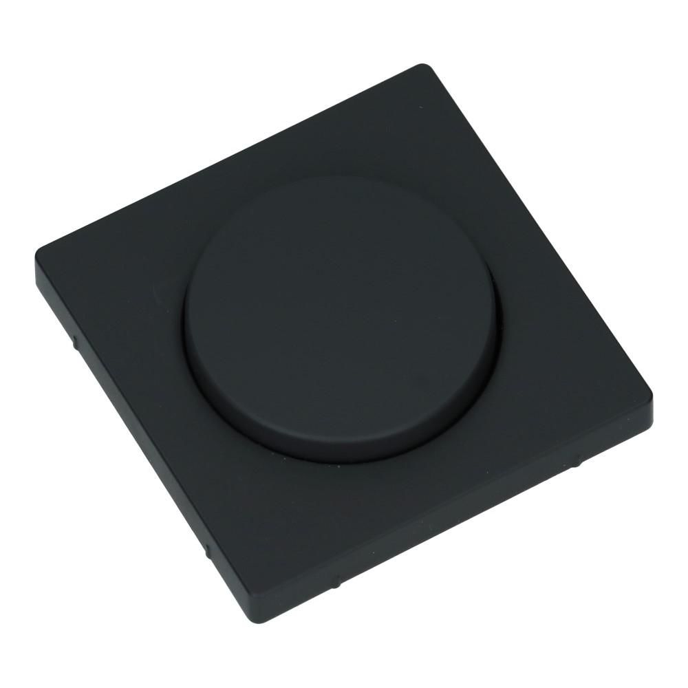 Centraalplaat SYSTEEM-D Antraciet 7024 dimmer draaiknop