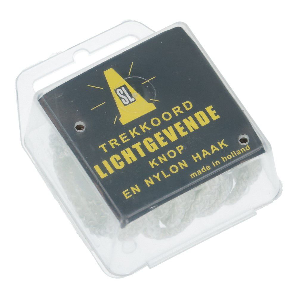 Trekkoord met knop voor wasmachine trekschakelaar
