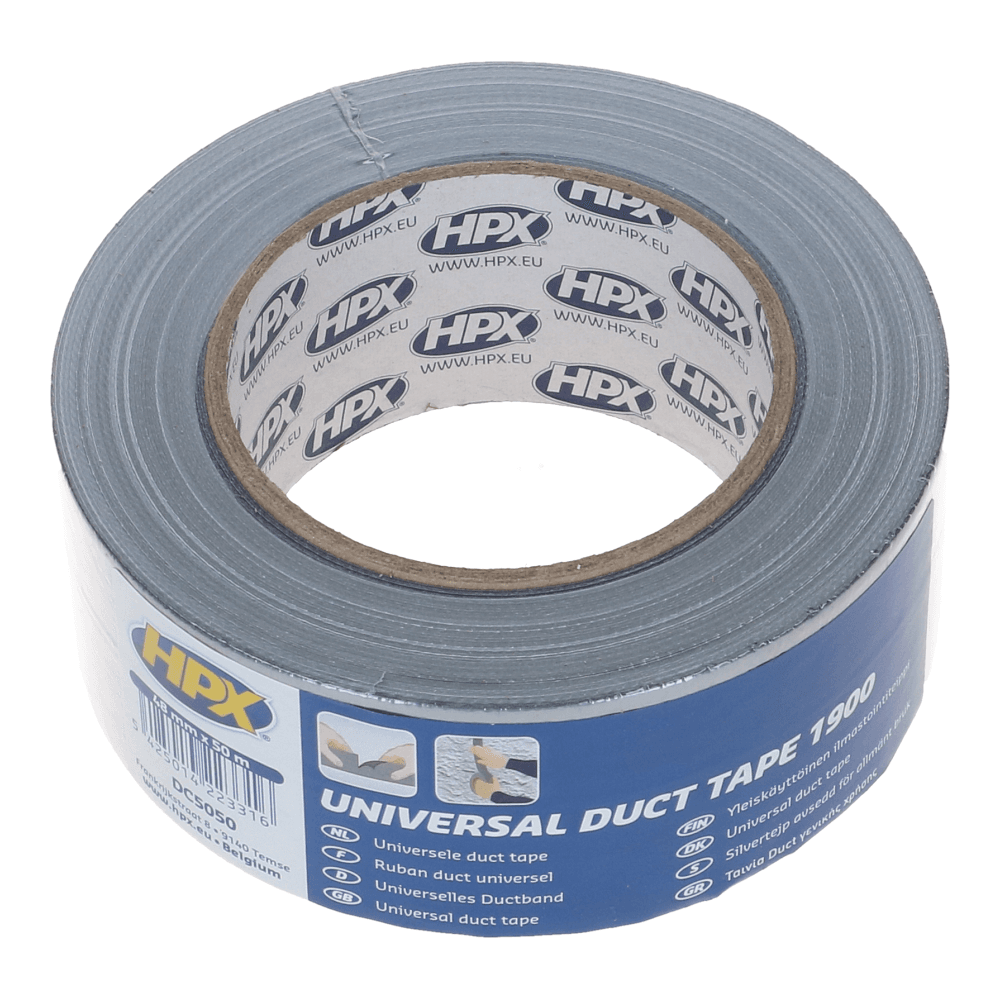 Duct tape 1900 48mm x 50 meter zilver