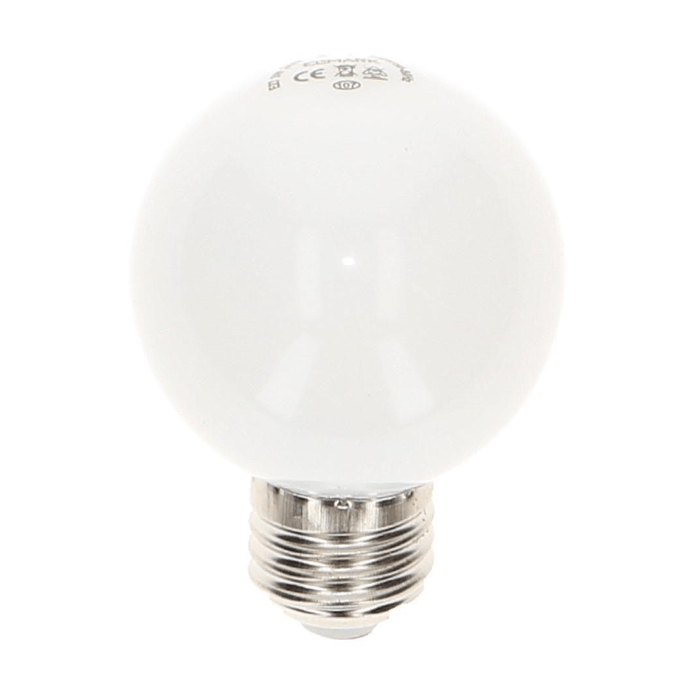 LED kogellamp G60 3W E27 wit