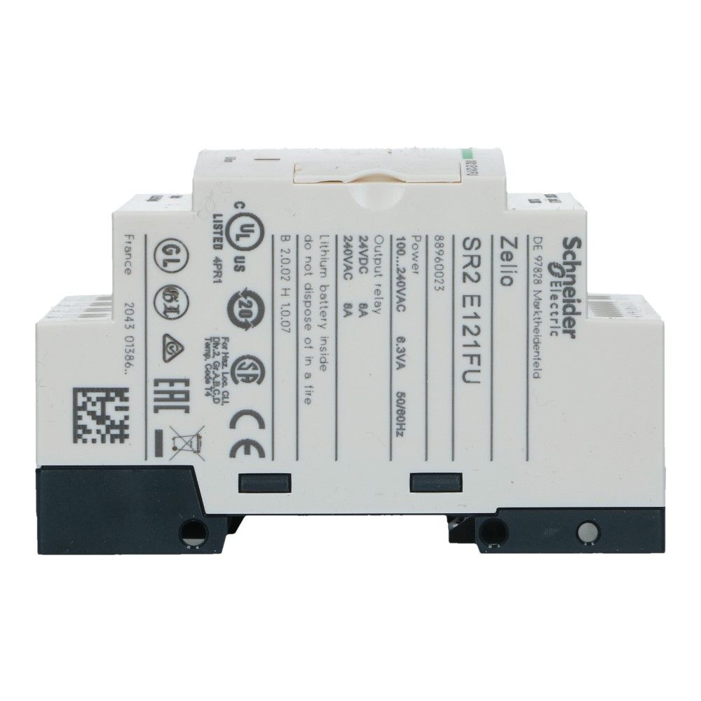Zelio PLC met klok 12I-O 8in 4uit 100-240VAC